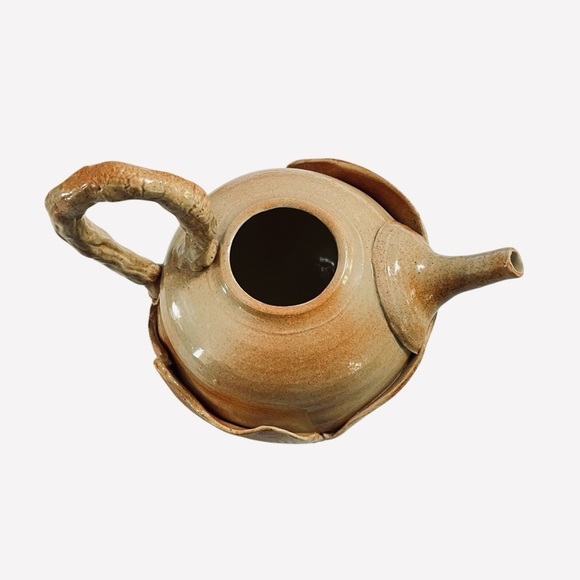 Handmade Ceramic Teapot – Rustic Glazed Pottery, Unique Artisan Design - Picture 9 of 13
